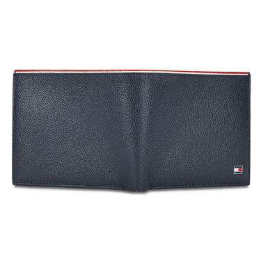 Tommy Hilfiger Konnor Mens Leather Global Coin Wallet Navy