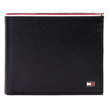 Tommy Hilfiger Konnor Mens Leather Global Coin Wallet Black