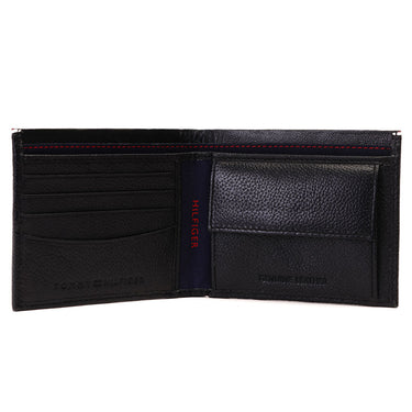 Tommy Hilfiger Konnor Mens Leather Global Coin Wallet Black