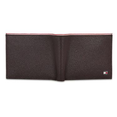 Tommy Hilfiger Konnor Mens Leather Global Coin Wallet Brown