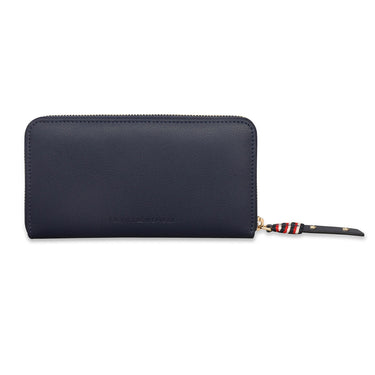Tommy Hilfiger Canmore Womens Leather Zip Around Wallet navy