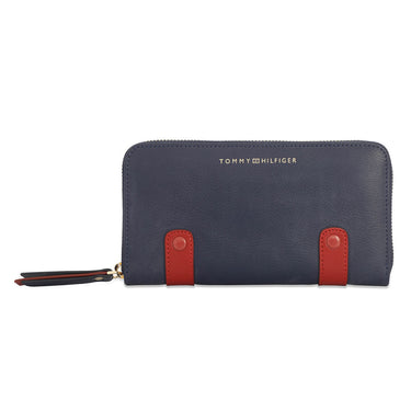 Tommy Hilfiger Omaha Womens Genuine Leather Wallet Navy