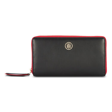 Tommy Hilfiger Coorg Stylish Womenbs Leather Wallet red