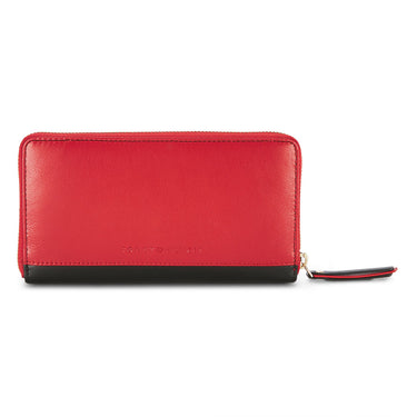 Tommy Hilfiger Coorg Stylish Womenbs Leather Wallet red