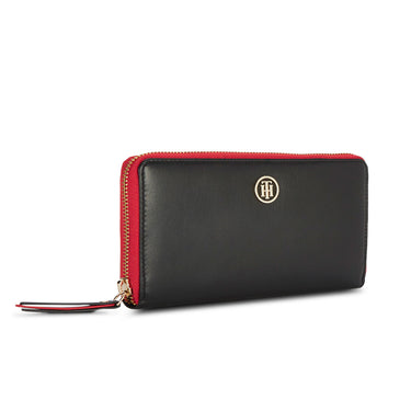 Tommy Hilfiger Coorg Stylish Womenbs Leather Wallet red
