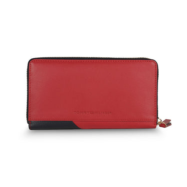 Tommy Hilfiger Kyoto Womens Leather Wallet Red