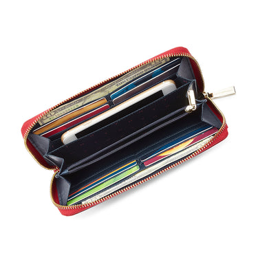 Tommy Hilfiger Rainier Womens Leather Wallet Burgundy