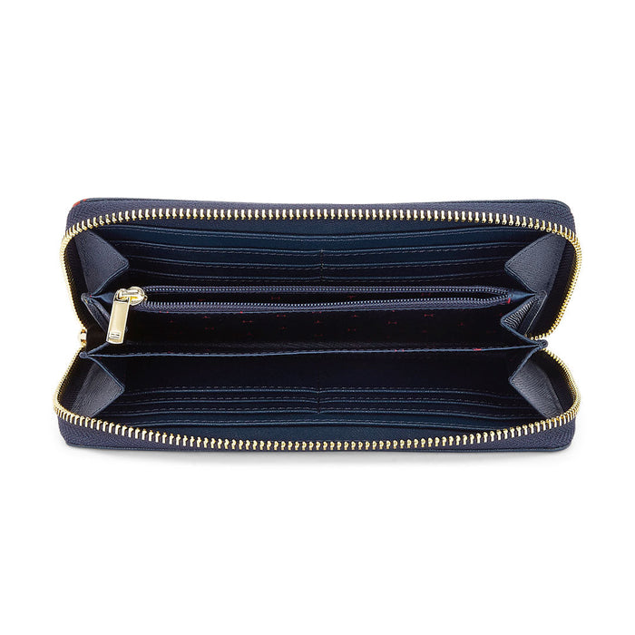 Tommy Hilfiger Adore Womenbs Genuine Leather Wallet navy