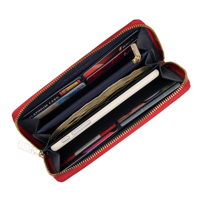 Genuine leather tommy hilfiger wallet hot sale