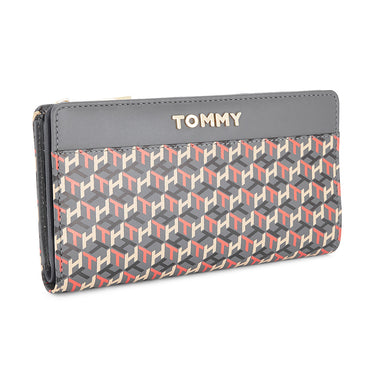 Tommy Hilfiger Foraker Womens Leather Wallet grey
