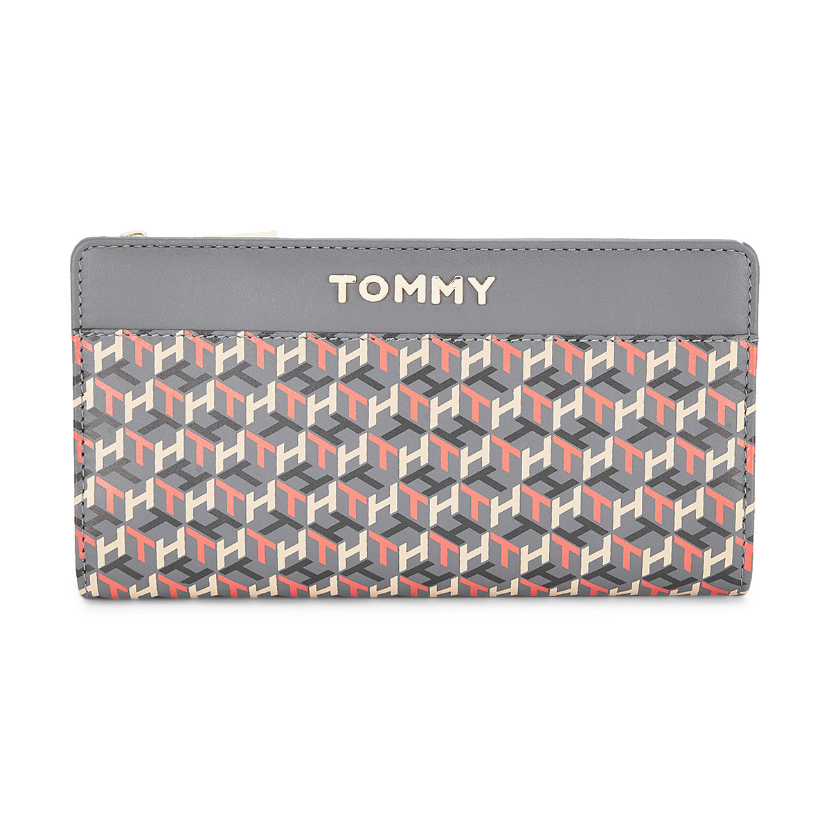 Tommy Hilfiger Foraker Womens Leather Wallet grey