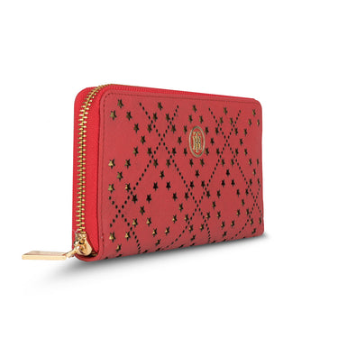 Tommy Hilfiger Almora Womens Leather Wallet Burgundy