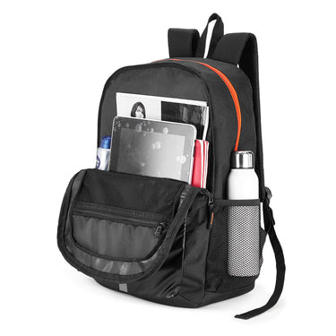 The Vertical Griffin Unisex Polyester 14 Inch Laptop Backpack Black