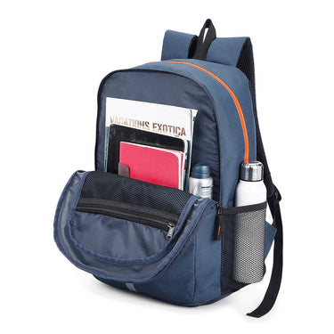 The Vertical Griffin Unisex Polyester 14 Inch Laptop Backpack blue