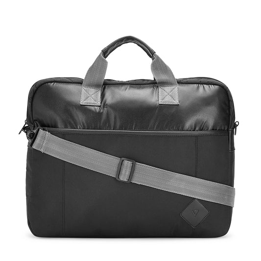 The Vertical Vortex Unisex Polyester 14 inch Laptop Business Case Black