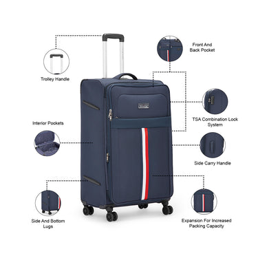 Tommy Hilfiger California Plus Soft Luggage Navy