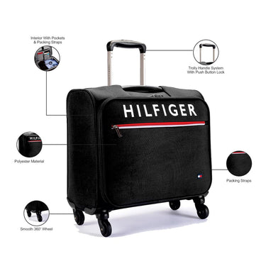 Tommy Hilfiger Orlean Plus Polyester Overnighter Black