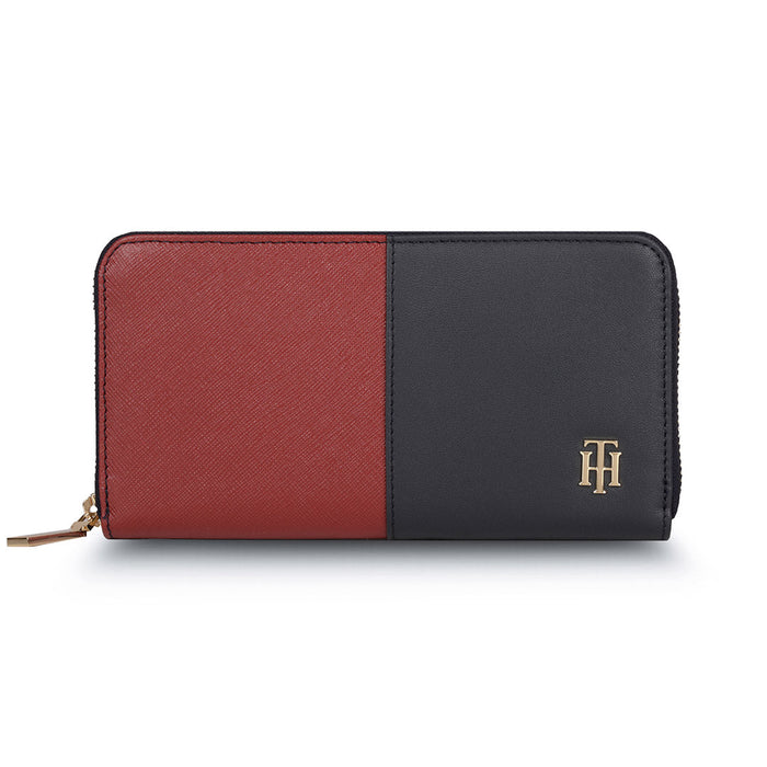 Tommy Hilfiger Cara Womens Leather Wallet Navy