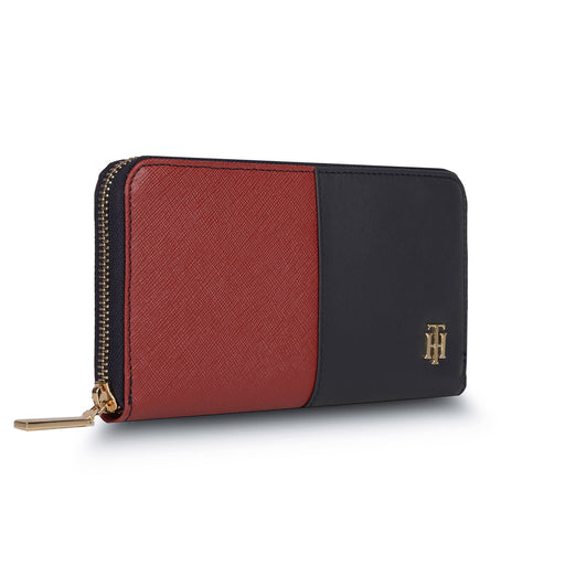 Tommy Hilfiger Cara Womens Leather Wallet Navy