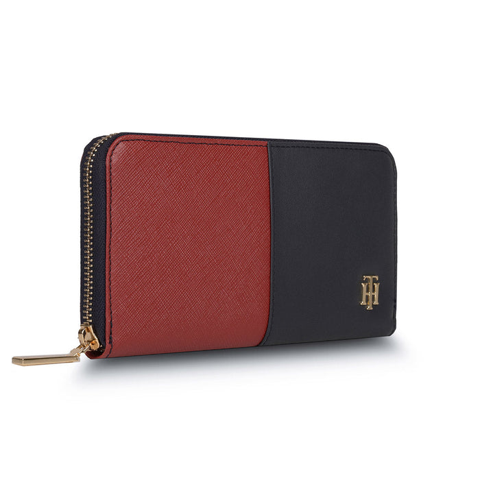 Tommy Hilfiger Cara Womens Leather Wallet Navy