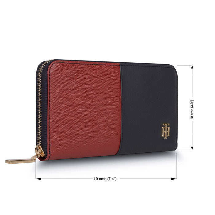 Tommy Hilfiger Cara Womens Leather Wallet Navy