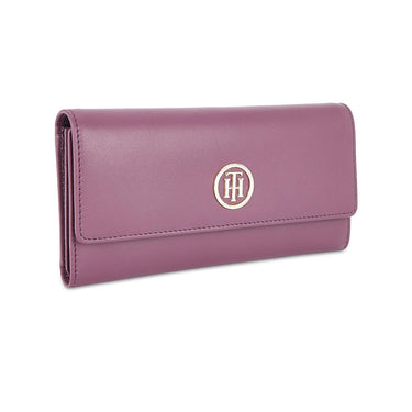 Tommy Hilfiger Layne Womens Leather Wallet Wineberry