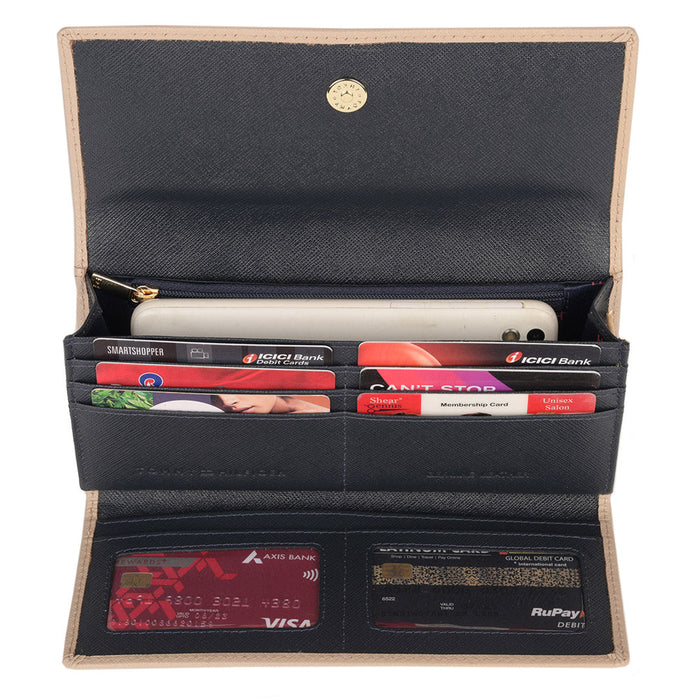 Tommy Hilfiger Roman Women's Leather Wallet-Navy