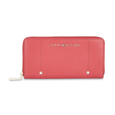 Tommy Hilfiger Kyro Womens Leather Wallet Red
