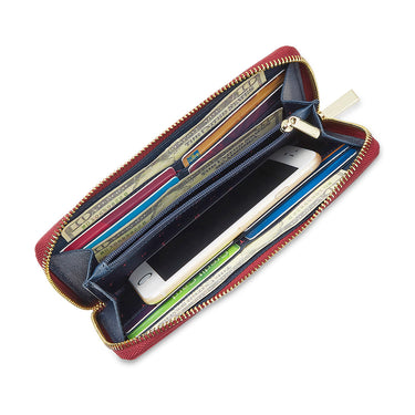 Tommy Hilfiger Kyro Womens Leather Wallet Red