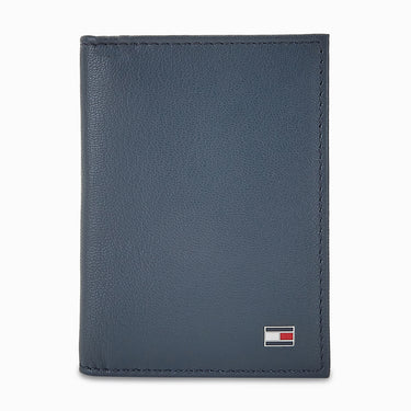 Tommy Hilfiger Combo Gift set - Leather Global Coin Wallet + Card Holder + Key Fob Navy Color