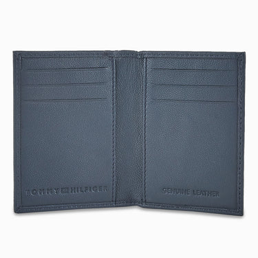 Tommy Hilfiger Combo Gift set - Leather Global Coin Wallet + Card Holder + Key Fob Navy Color