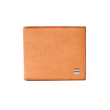 Tommy Hilfiger Combo Gift set - Tan Leather  Multicard Coin Wallet + Black and Tan Reversible leather Belt X-large Size