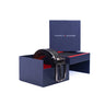 Tommy Hilfiger Combo Gift set - Black Leather  Global Coin Wallet + Black and Tan Reversible leather Belt X-large Size