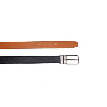 Tommy Hilfiger Combo Gift set - Black Leather  Global Coin Wallet + Black and Tan Reversible leather Belt X-large Size
