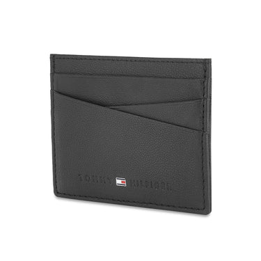 Tommy Hilfiger Jack Mens Leather Card Holder Black