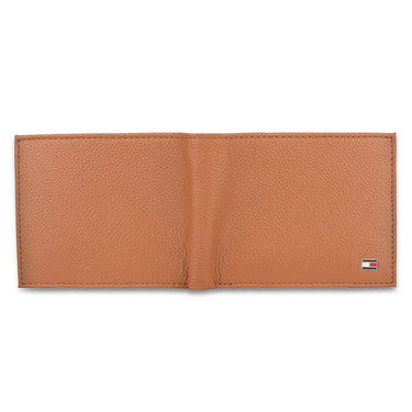Tommy Hilfiger Felix Mens Leather Global Coin Wallet Tan