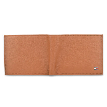 Tommy Hilfiger Felix Mens Leather Global Coin Wallet Tan