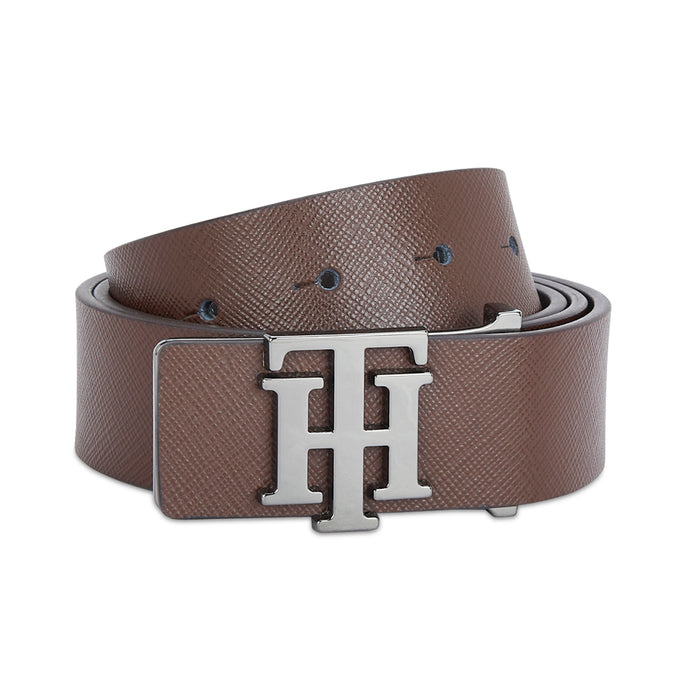 Tommy Hilfiger Argentina Mens Leather Belt Brown Small Size