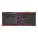 Tommy Hilfiger Sebastian Mens Leather Passcase Wallet Tan