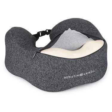 Tommy Hilfiger Belle Unisex Poly Cotton Memory Pillow Black