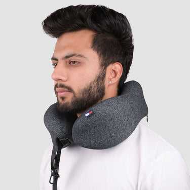 Tommy Hilfiger Belle Unisex Poly Cotton Memory Pillow Black