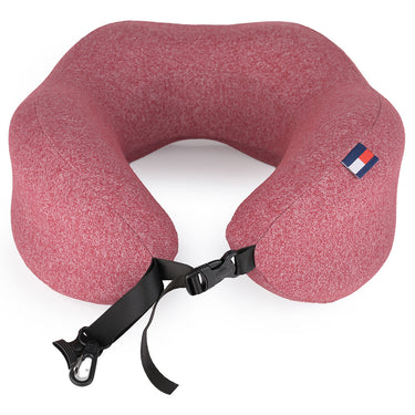 Tommy Hilfiger Belle Unisex Poly Cotton Memory Pillow Red