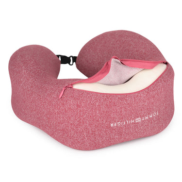 Tommy Hilfiger Belle Unisex Poly Cotton Memory Pillow Red