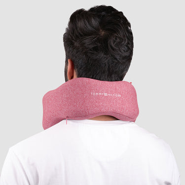 Tommy Hilfiger Belle Unisex Poly Cotton Memory Pillow Red