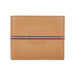 Tommy Hilfiger Yukon Mens Leather Global Coin Wallet tan