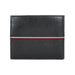 Tommy Hilfiger Yukon Mens Leather Global Coin Wallet Black