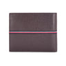 Tommy Hilfiger Yukon Mens Leather Global Coin Wallet Brown