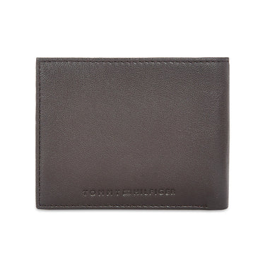 Tommy Hilfiger Vilyuy Men Leather Passcase Wallet Brown