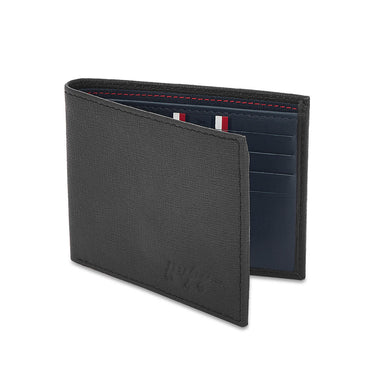 Tommy Hilfiger Ethan Men Leather Slimfold Wallet Black