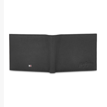 Tommy Hilfiger Ethan Men Leather Slimfold Wallet Black